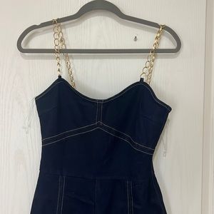 NWT blue Jean jumpsuit